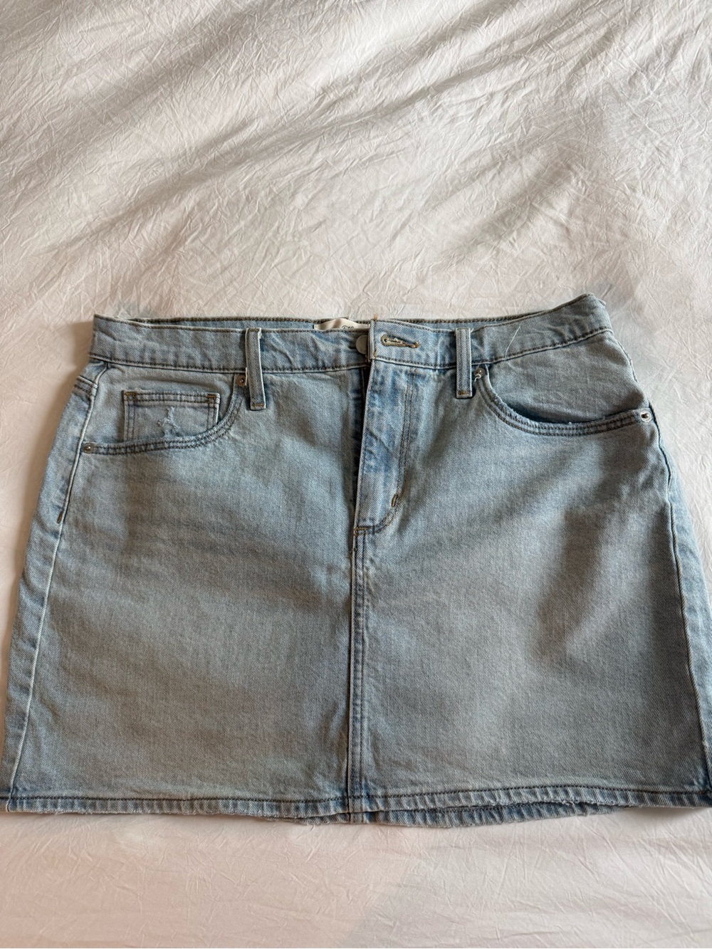 Universal Thread Pale Blue Denim Mini Skirt